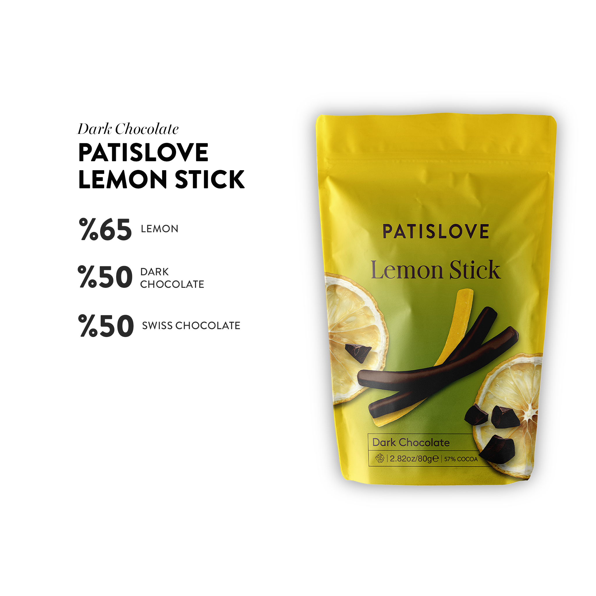 Dark Chocolate Lemon Stick
