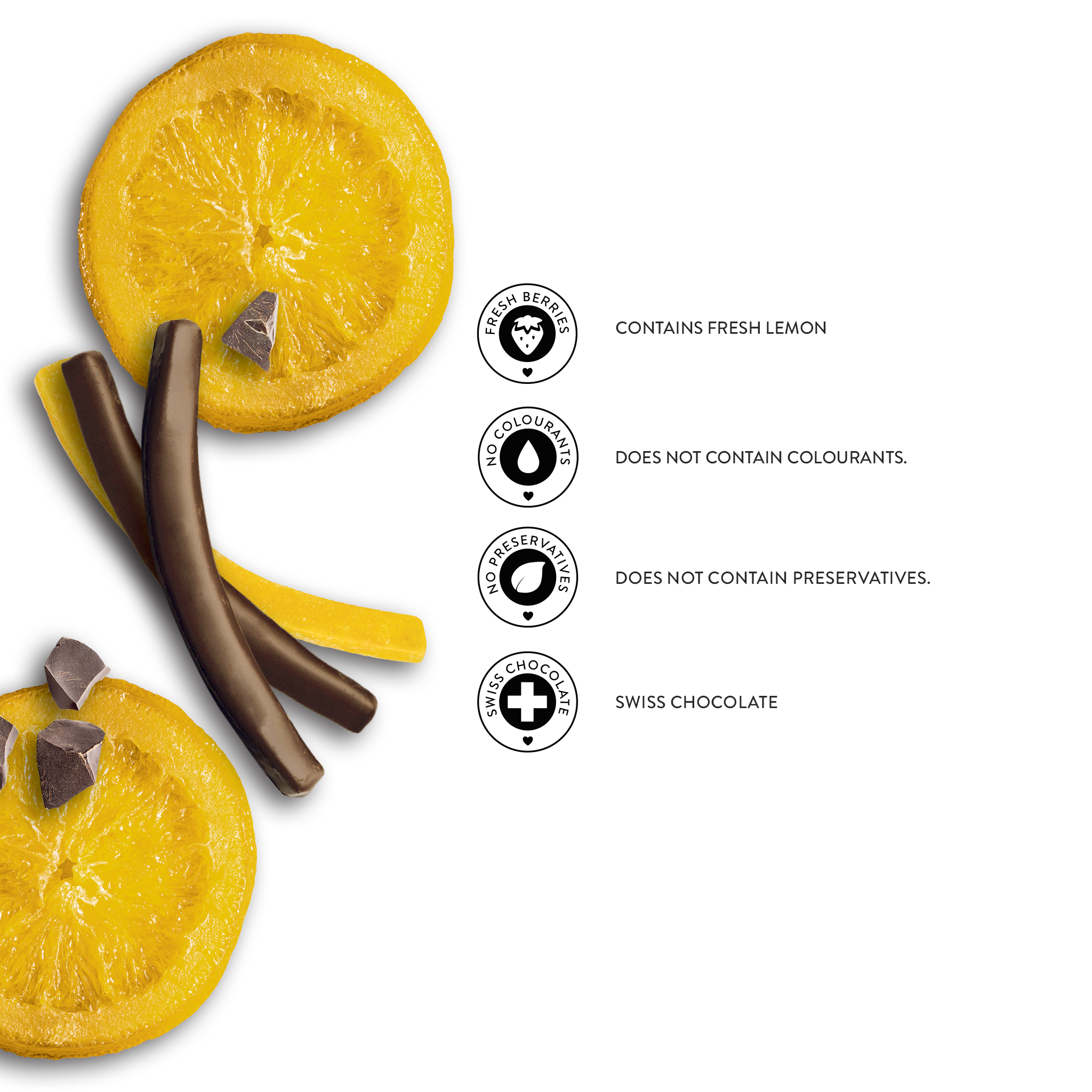 Dark Chocolate Lemon Stick