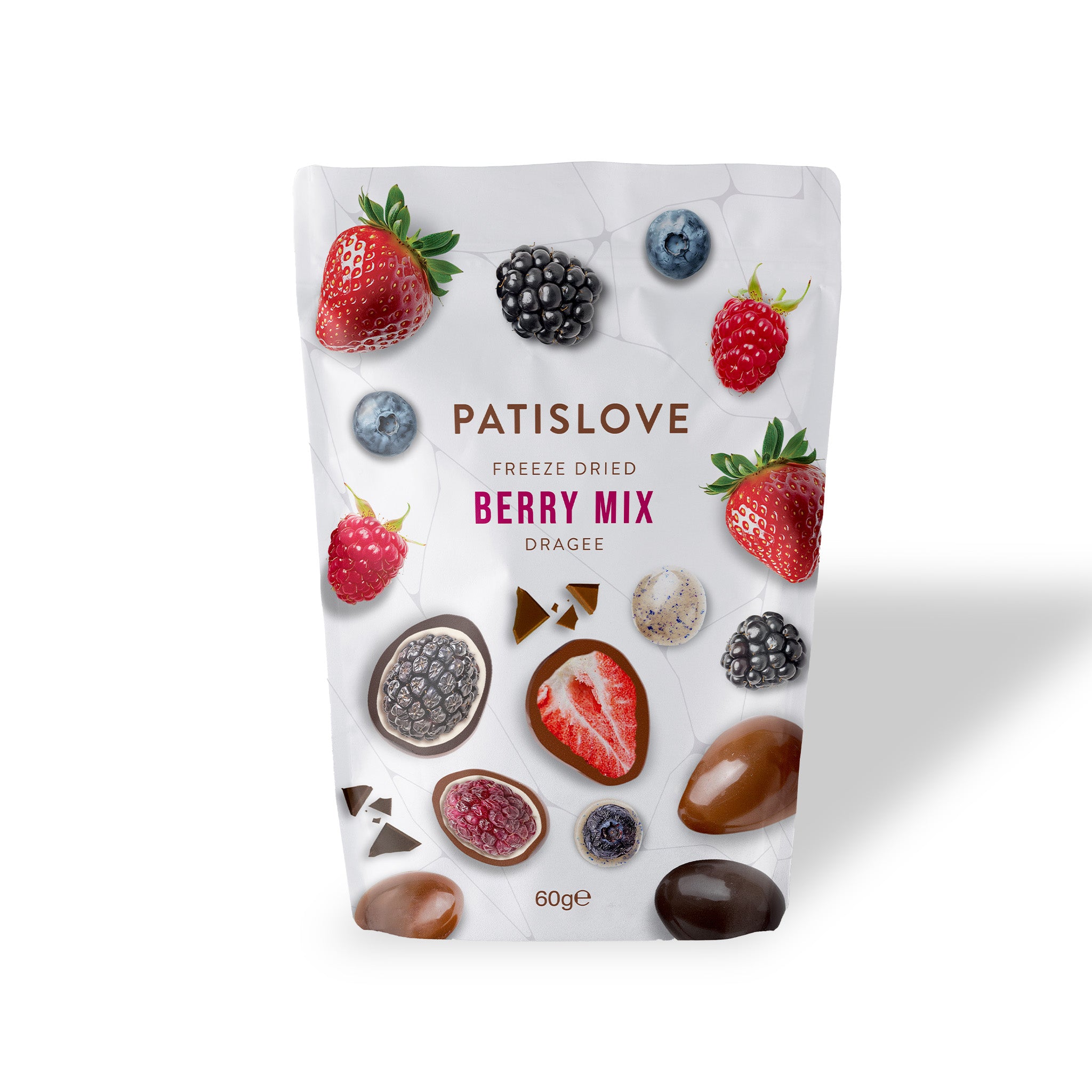 Berry Mix Chocolate Coated Freeze Dried Dragee