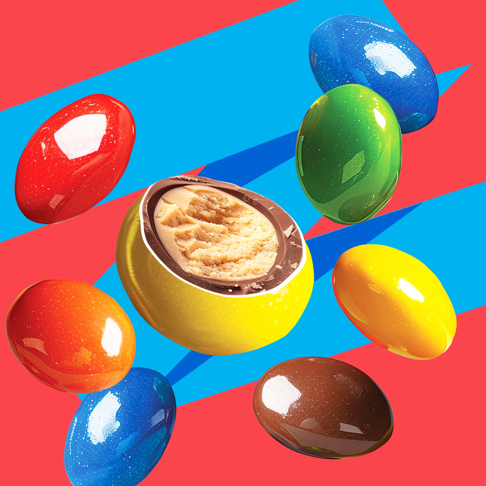 Patislove Peanut Butter Dragee – Milk Chocolate & Sugar Coated