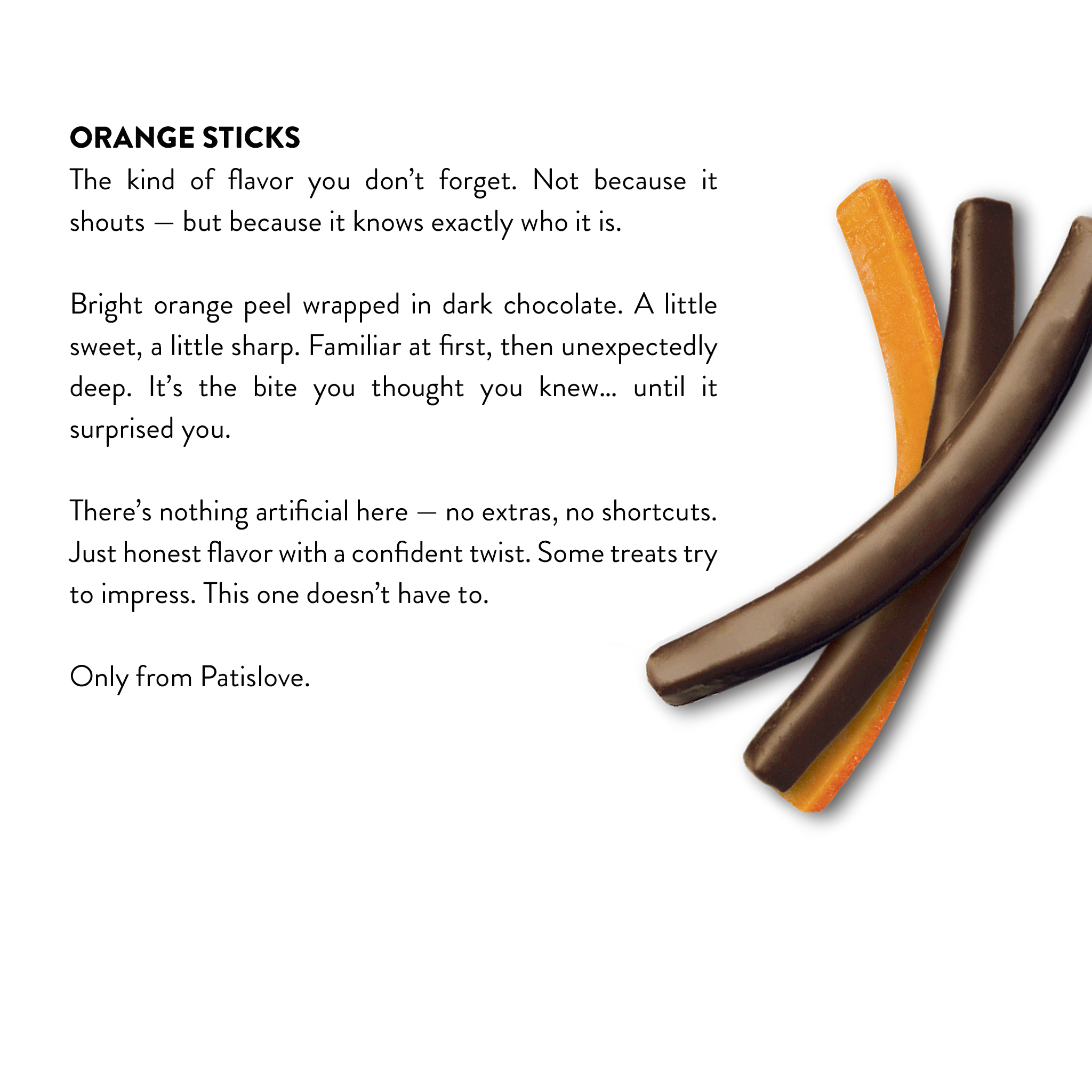 Dark Chocolate Orange Stick