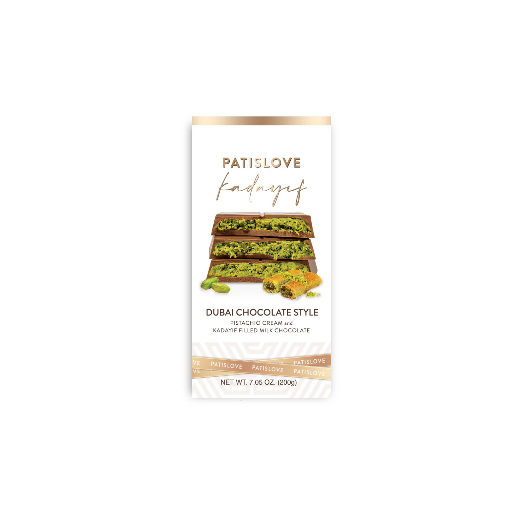 Pistachio Crunch Bar – Dubai Style, 200G
