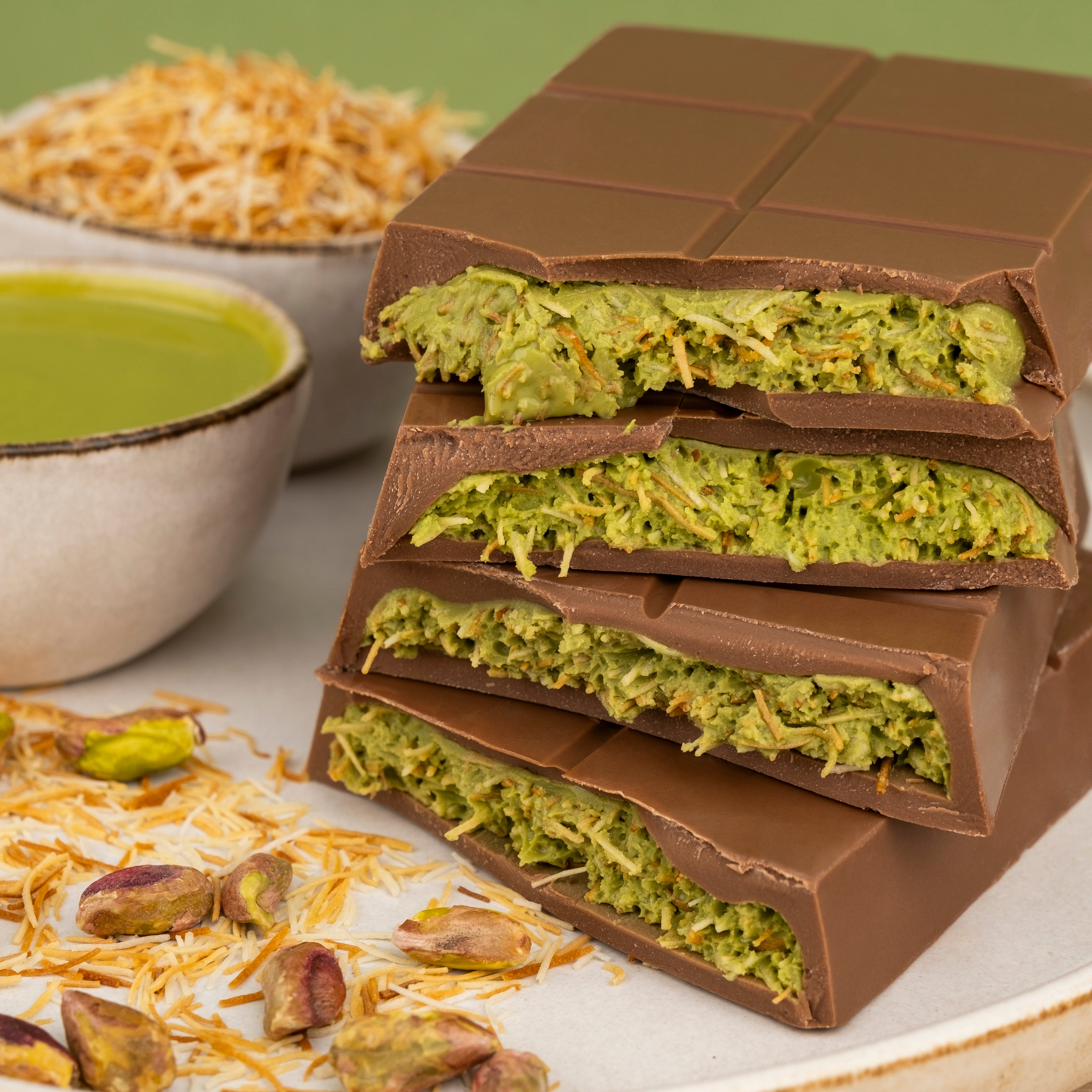 Pistachio Crunch Bar – Dubai Style, 100G