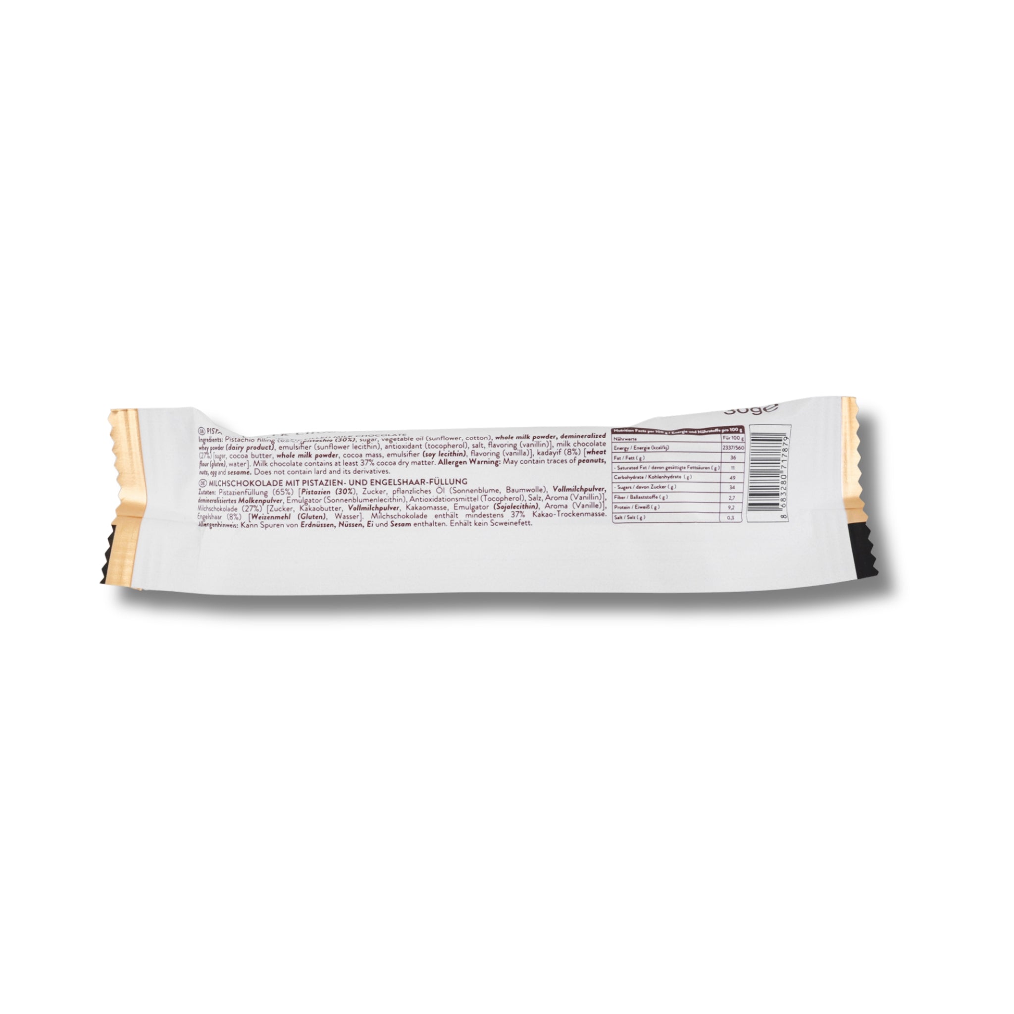 Pistachio & Kadayif Milk Chocolate, 30G