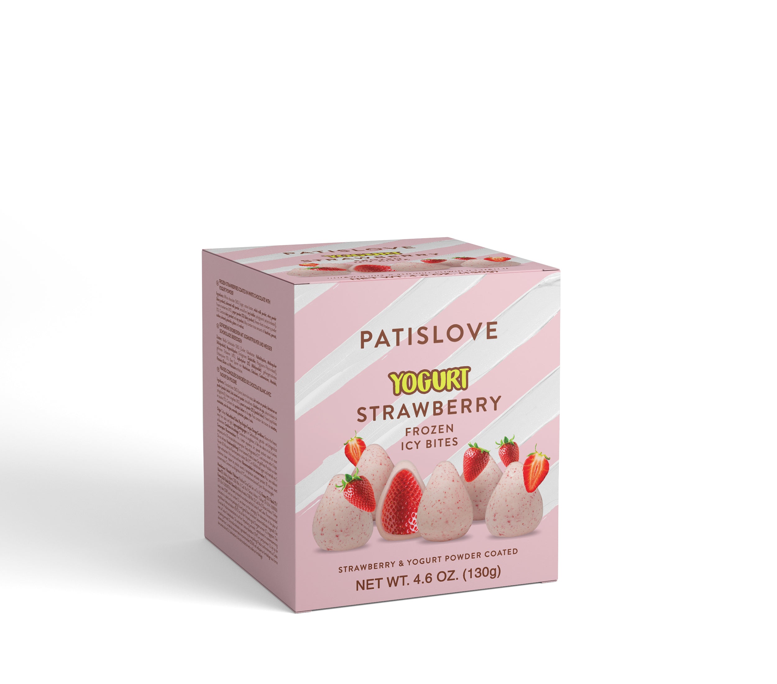Yogurt Strawberry Frozen Icy Bites