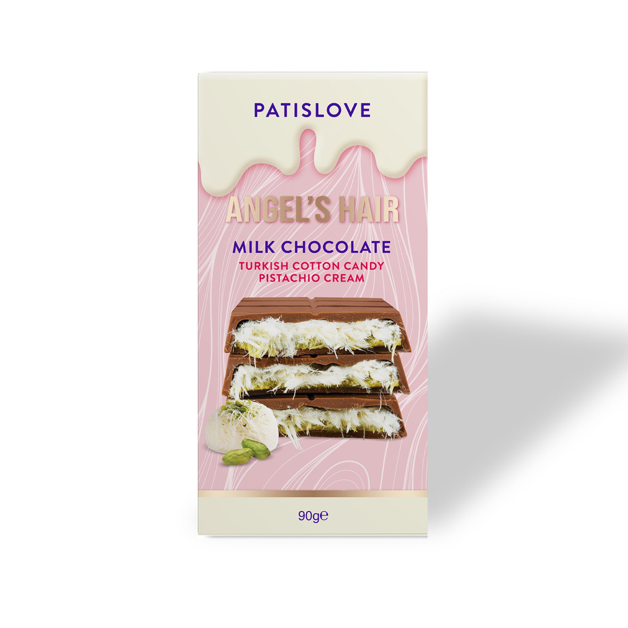 Angel’s Hair Milk Chocolate Turkish Cotton Candy Pistachio Cream